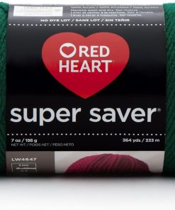 Red Heart E300 Super Saver Economy Yarn. Paddy Green